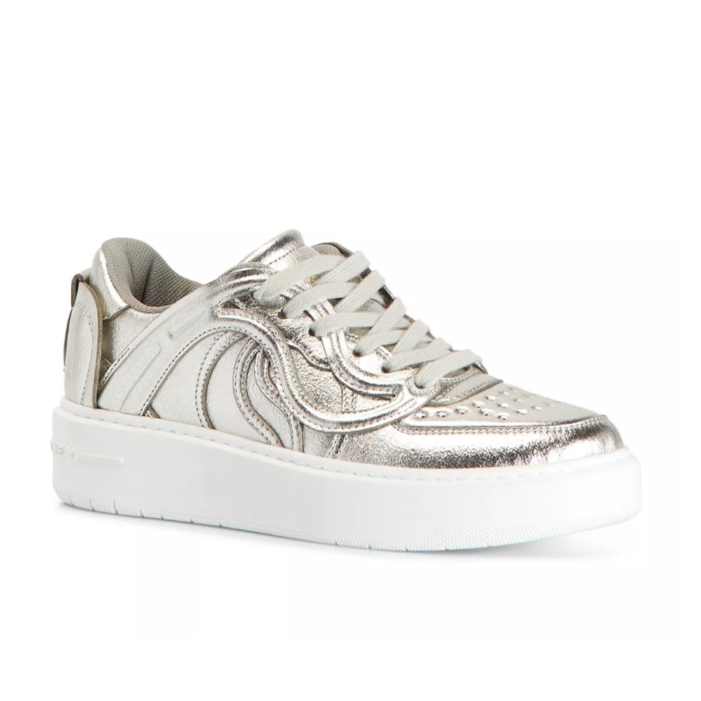Stella McCartney Women’s S-Wave silver/polar lace up sneaker $830 retail